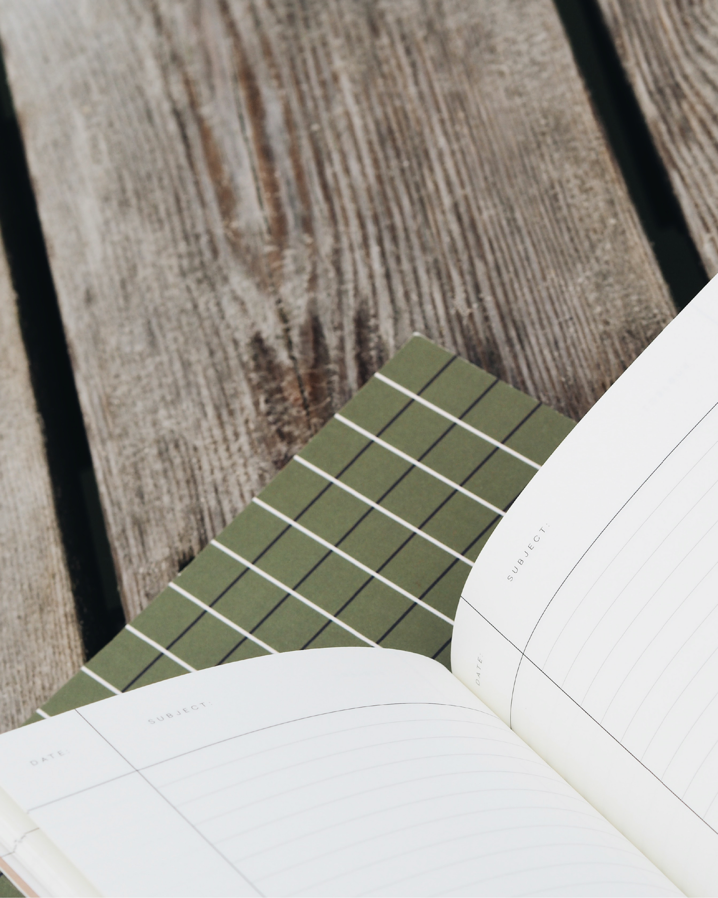Vita Quaderno Medio Green Grid
