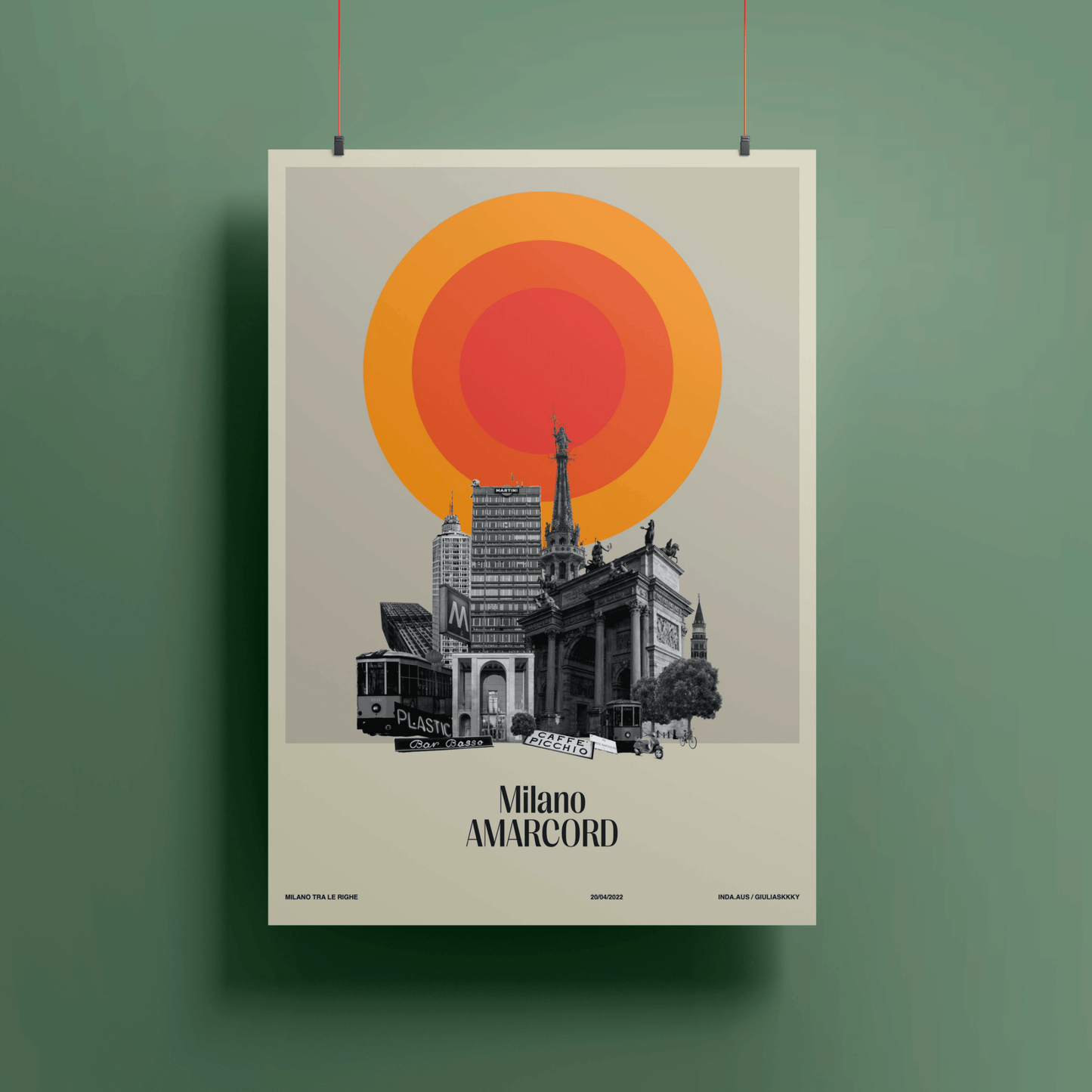 Amarcord Milano Poster A2 - ErnestoShop Concept Store