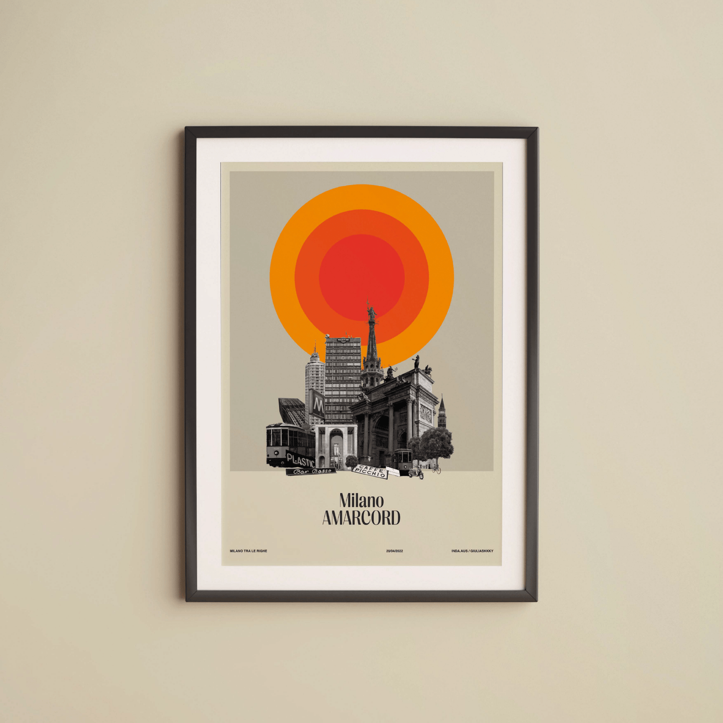 Amarcord Milano Poster A2 - ErnestoShop Concept Store