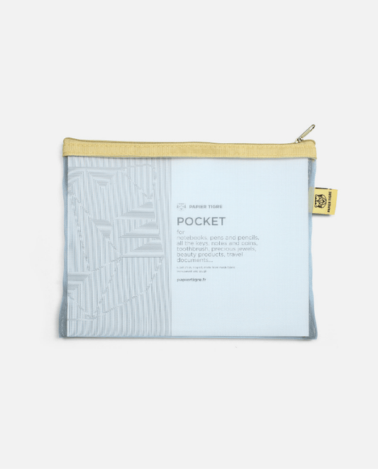 Astuccio Medium azzurro - giallo - ErnestoShop Concept Store