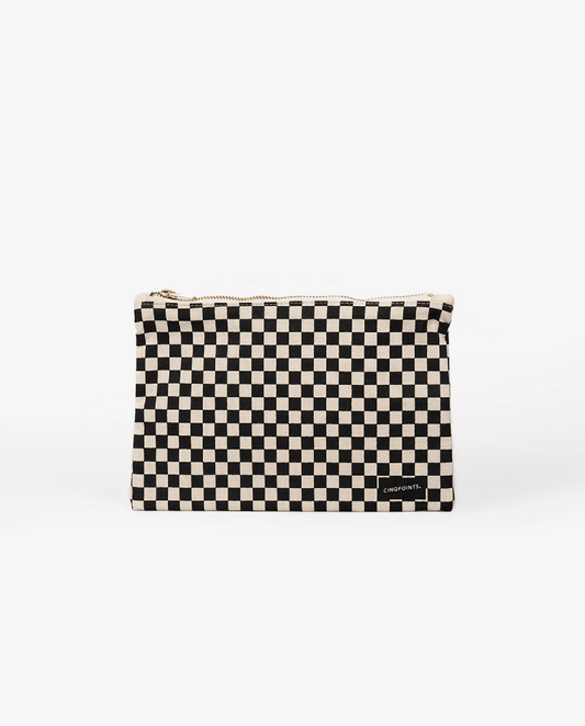 Astuccio nero scacchi M - ErnestoShop Concept Store