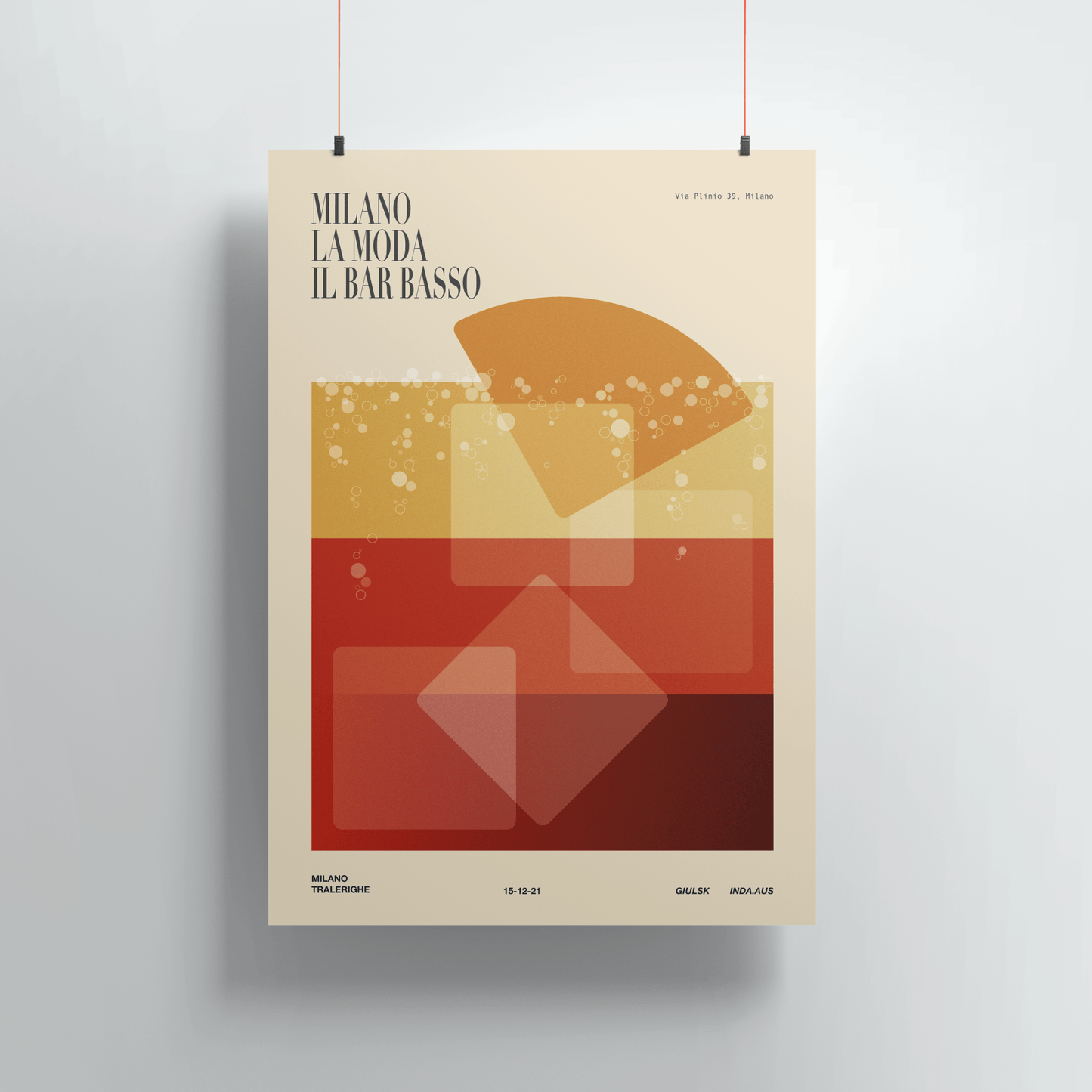 Bar Basso Poster A2 - ErnestoShop Concept Store