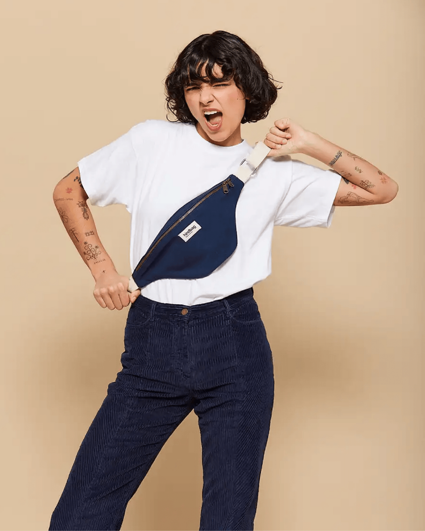 Marsupio Banana Blu Navy - ErnestoShop Concept Store