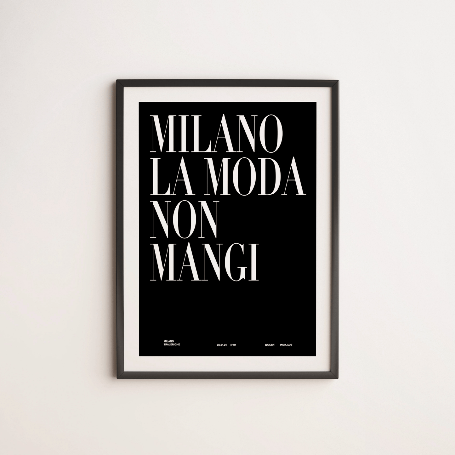 Non mangi Poster A2 - ErnestoShop Concept Store