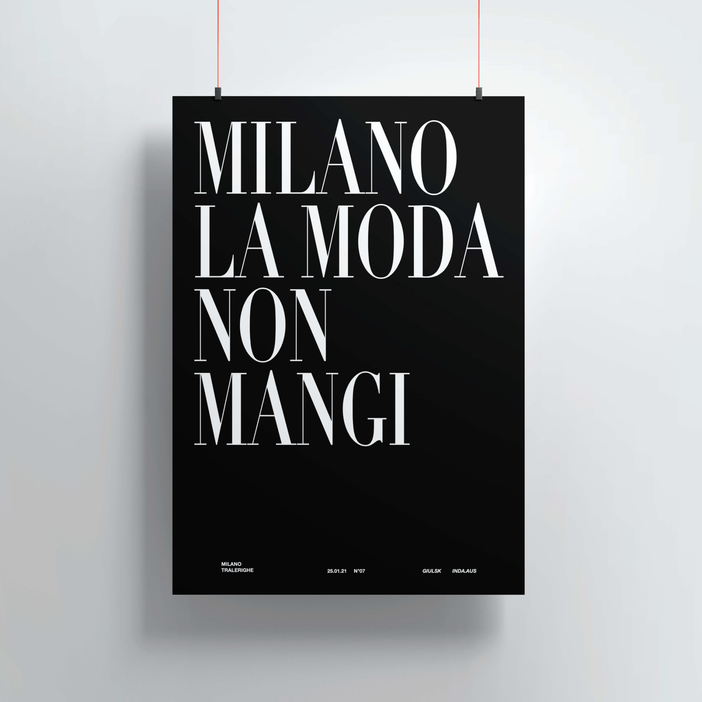 Non mangi Poster A2 - ErnestoShop Concept Store