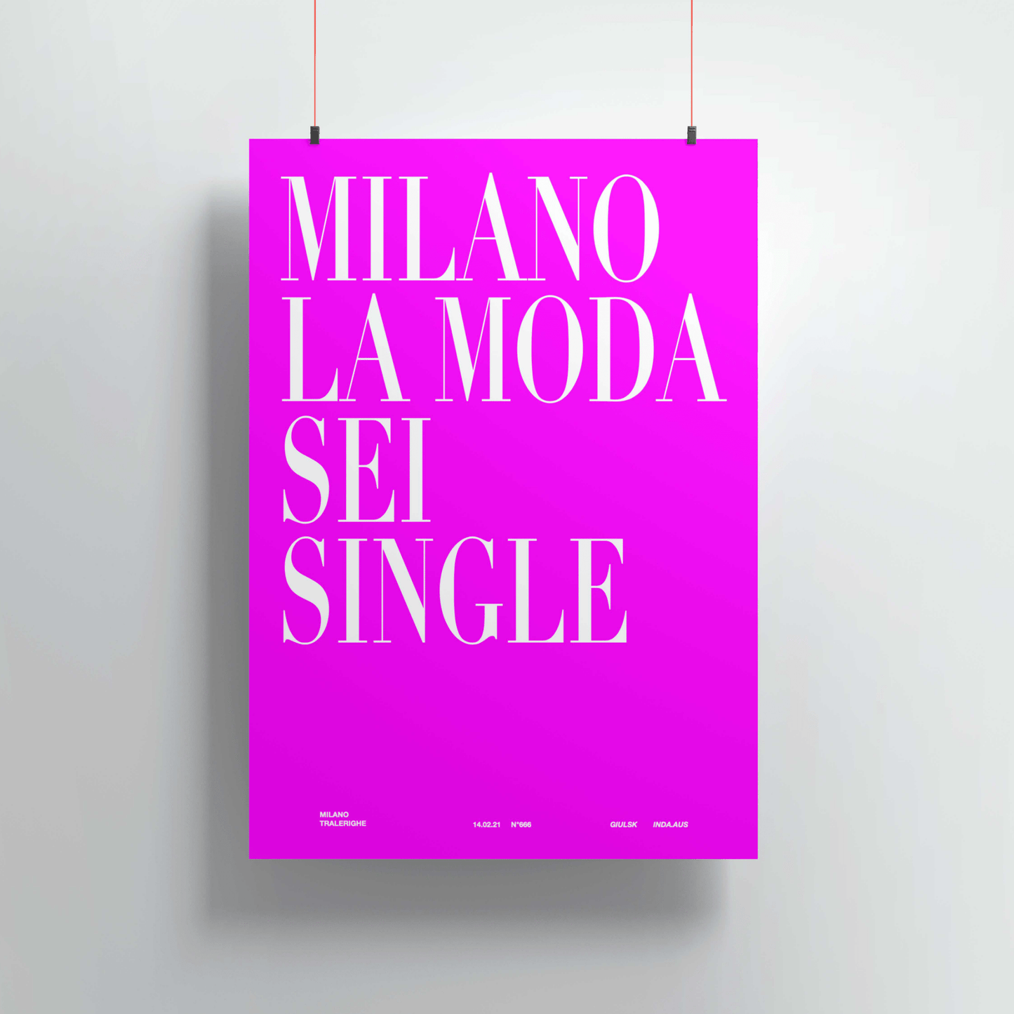 Sei single Poster A2 - ErnestoShop Concept Store