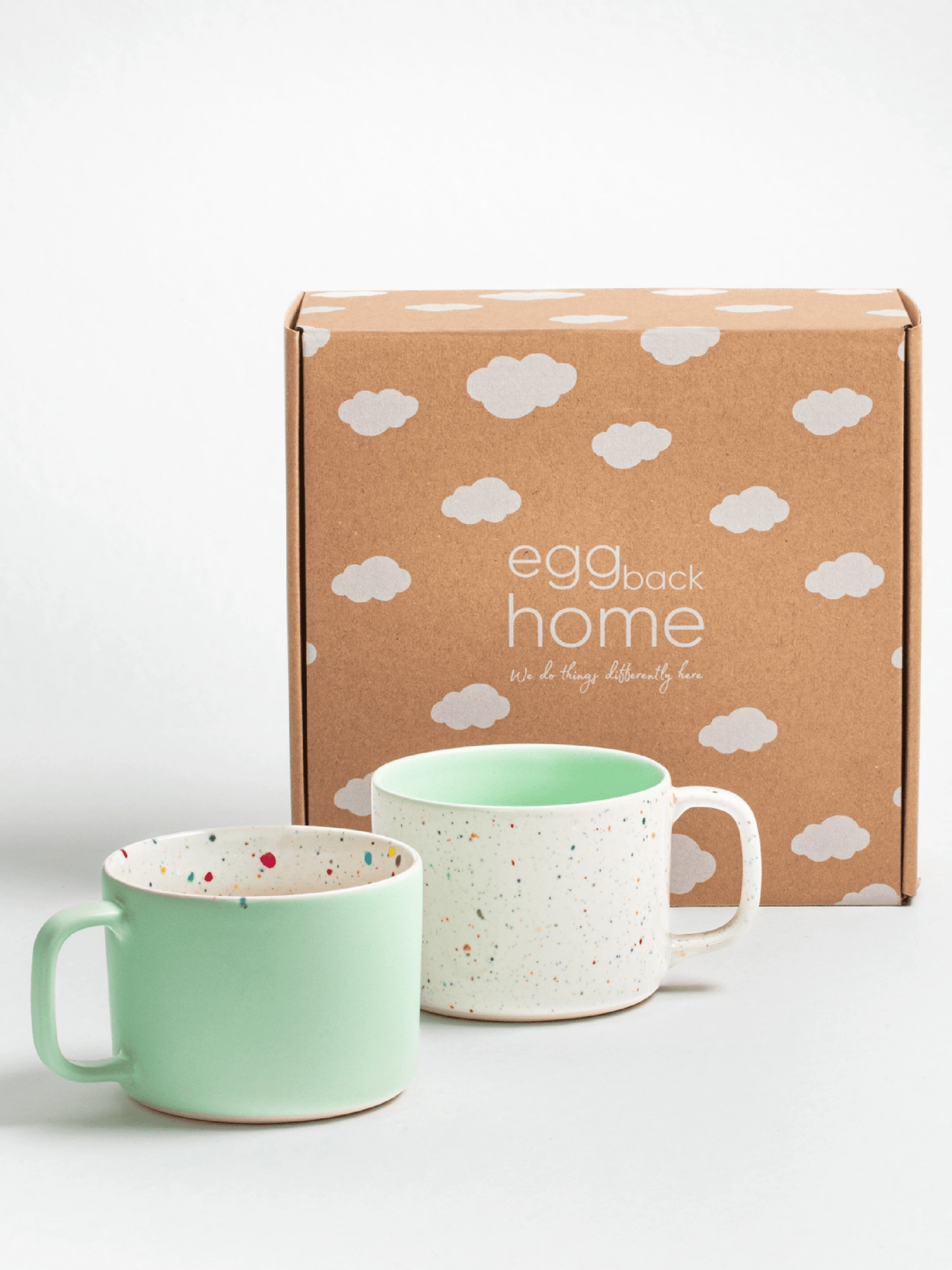 Tazza in Gres Breeze Party 450ml Verde In - ErnestoShop Concept Store