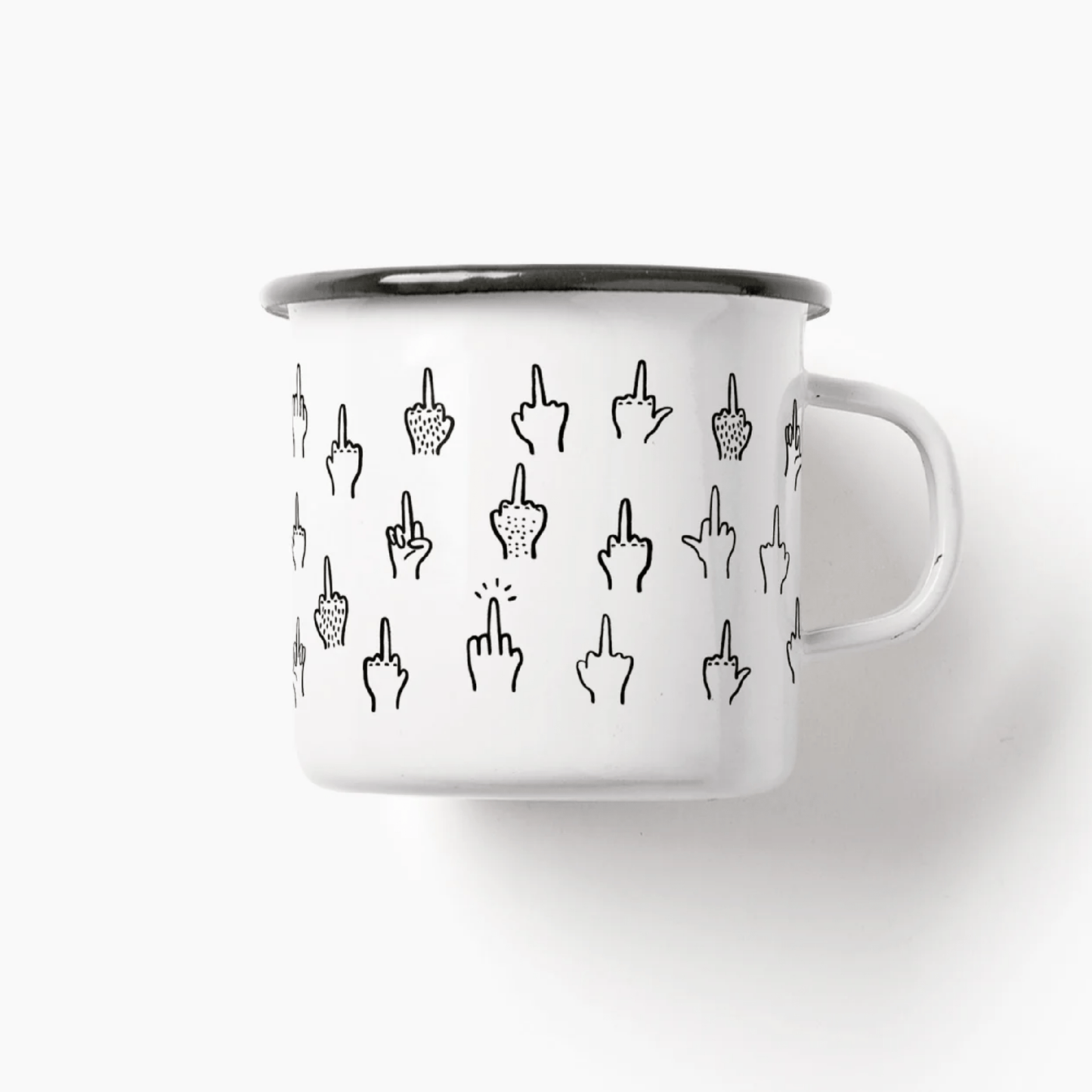 Tazza Smaltata Fuck - ErnestoShop Concept Store