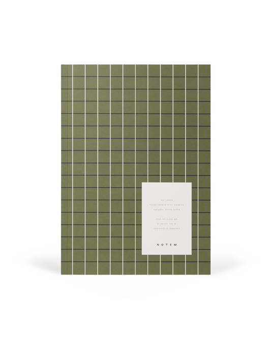 Vita Quaderno Medio Green Grid - ErnestoShop Concept Store