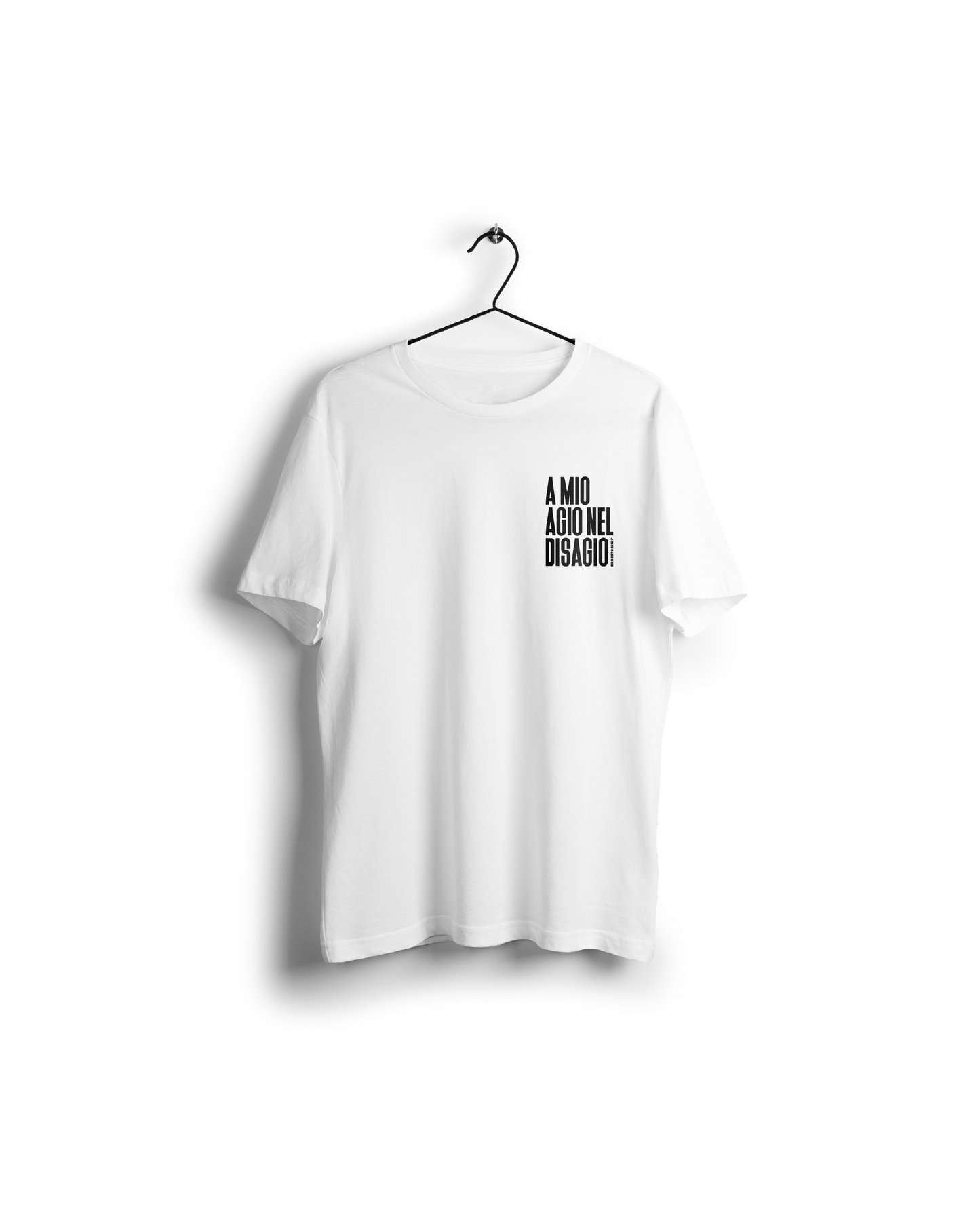 Tshirt A Mio Agio Nel Disagio Bianca