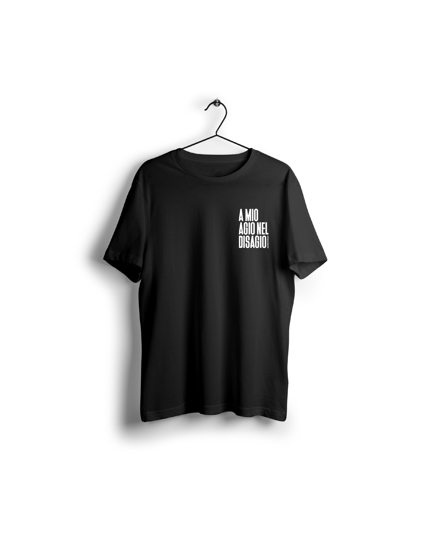 Tshirt A Mio Agio Nel Disagio Nera
