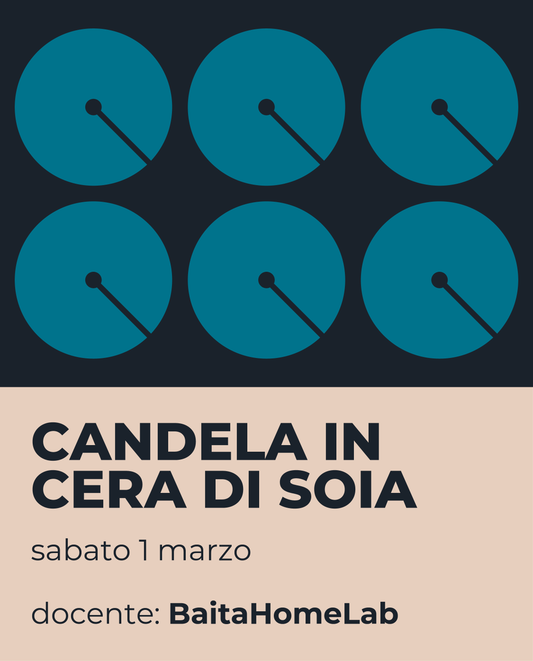 Workshop - Crea la tua candela in cera di soia