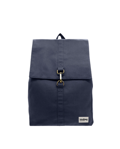 Zaino blu navy in tessuto