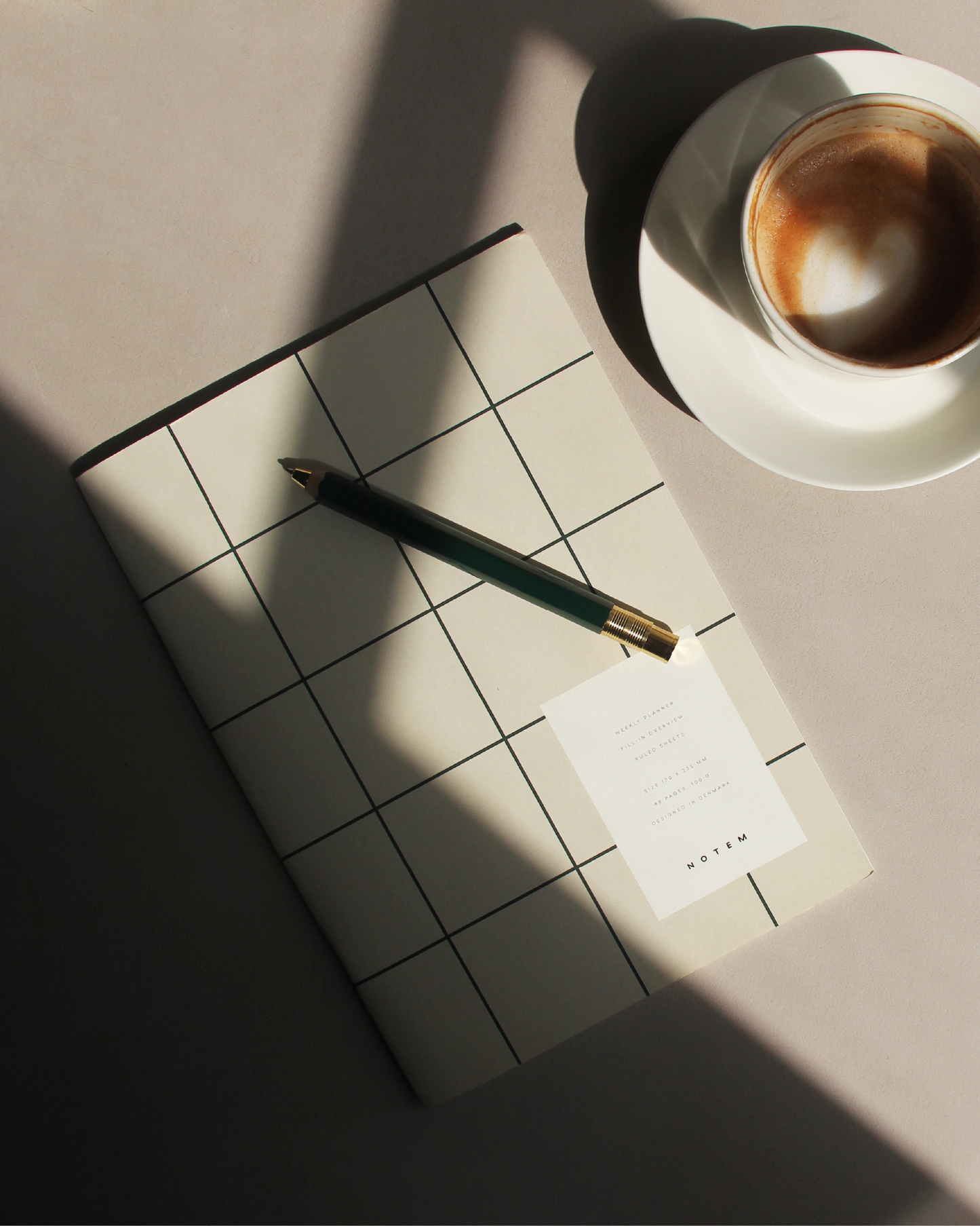 Milo Weekly Planner Grey