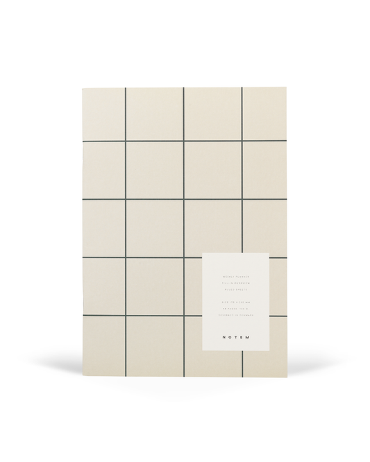 Milo Weekly Planner Grey