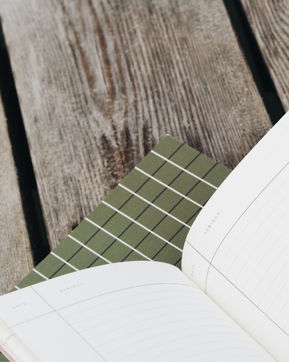 Vita Quaderno Medio Green Grid
