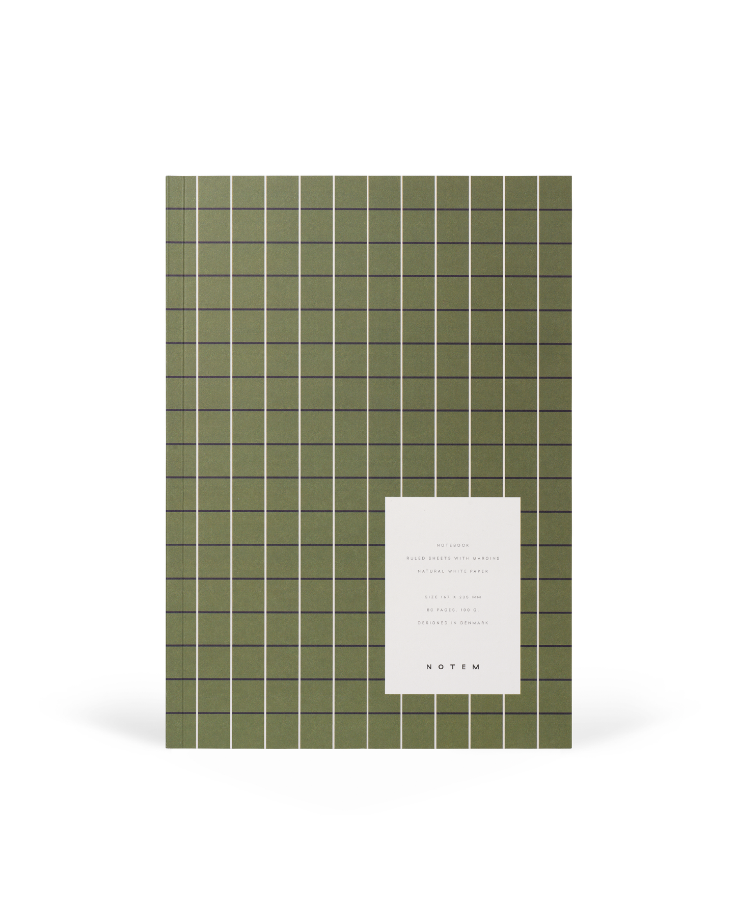 Vita Quaderno Medio Green Grid