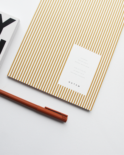 Vita Quaderno Medio Ochre Lines
