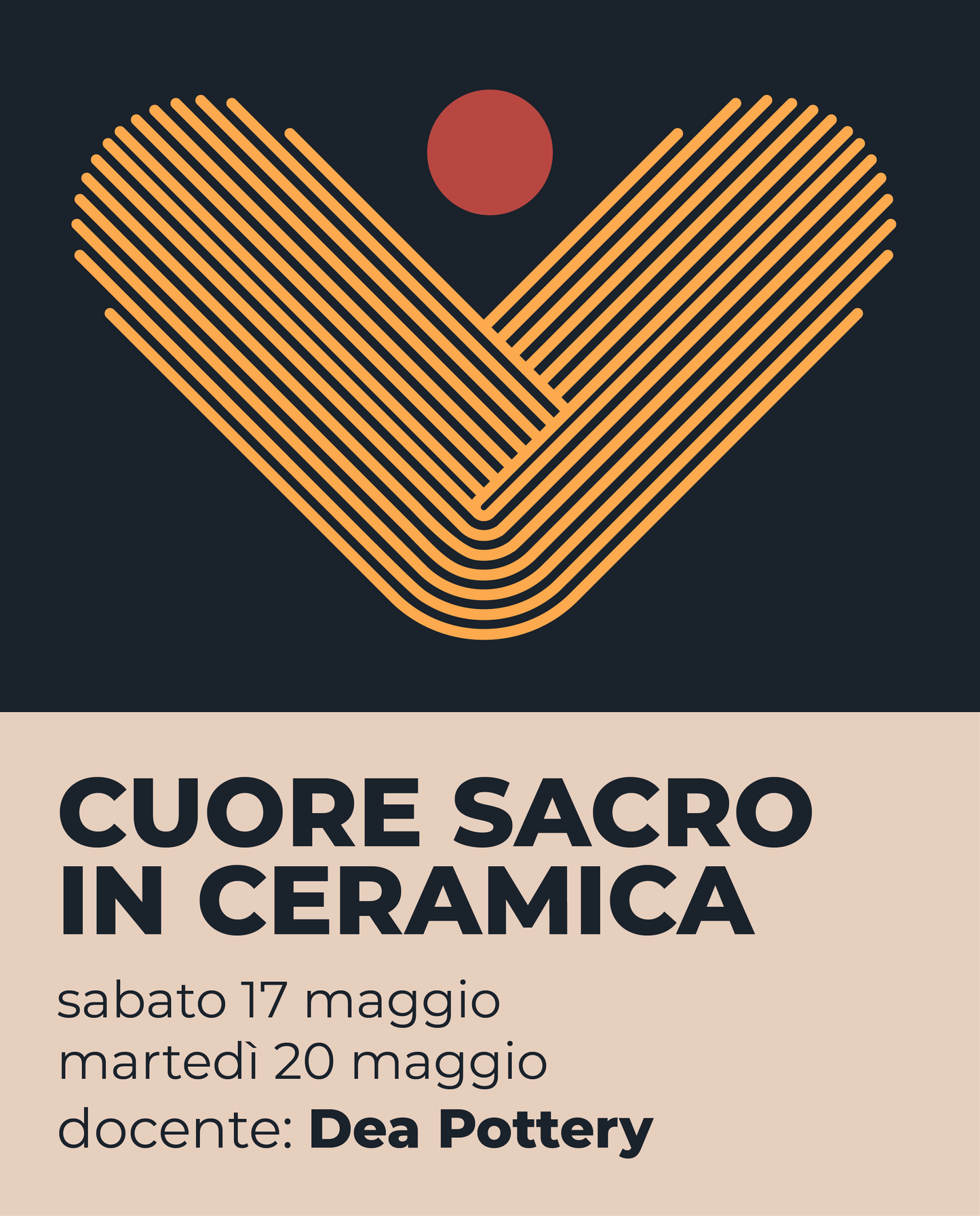 Workshop - Cuore Sacro in ceramica