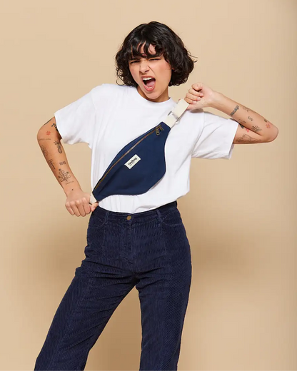Marsupio Banana Blu Navy