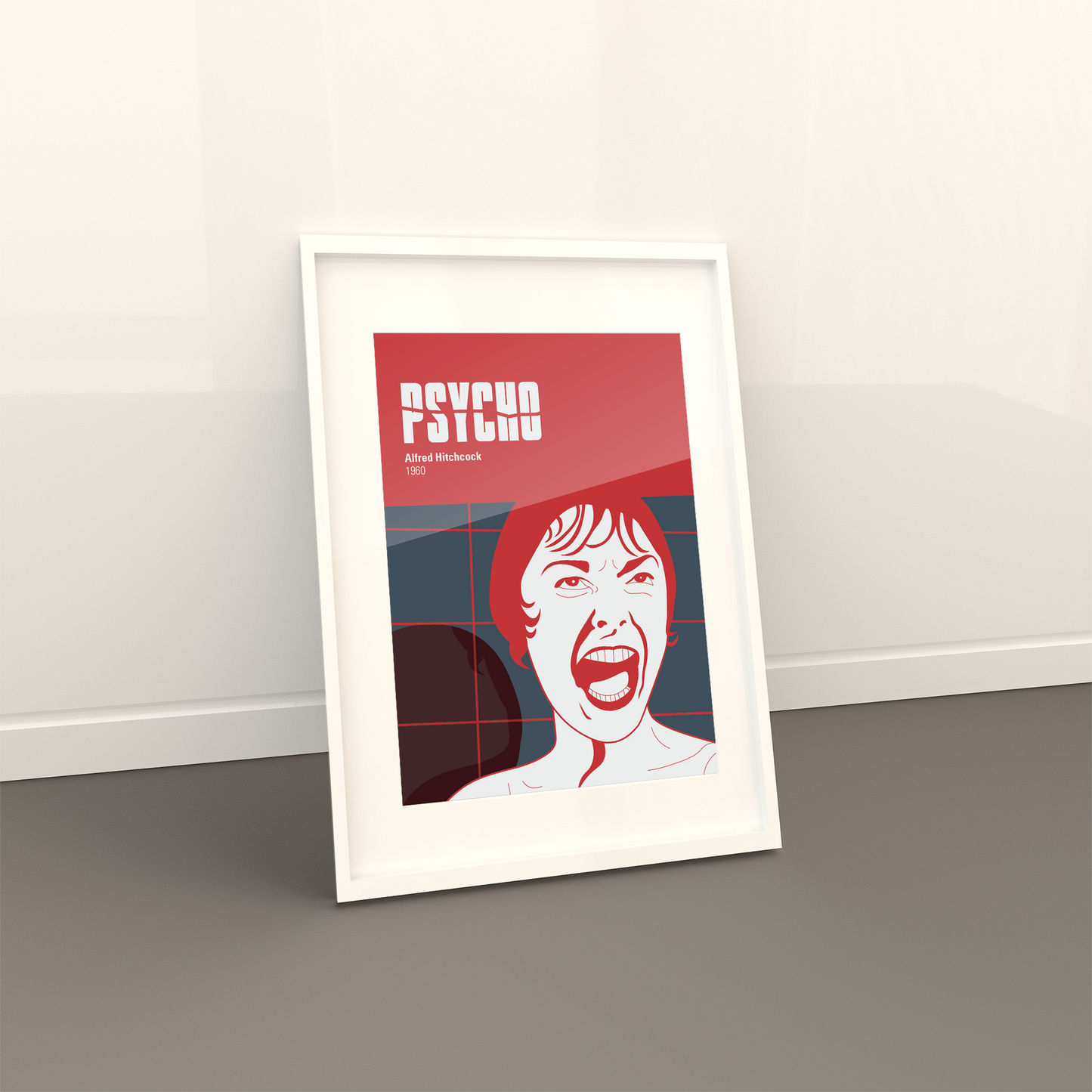 Stampa A3 PSYCHO Alfred Hitchcock