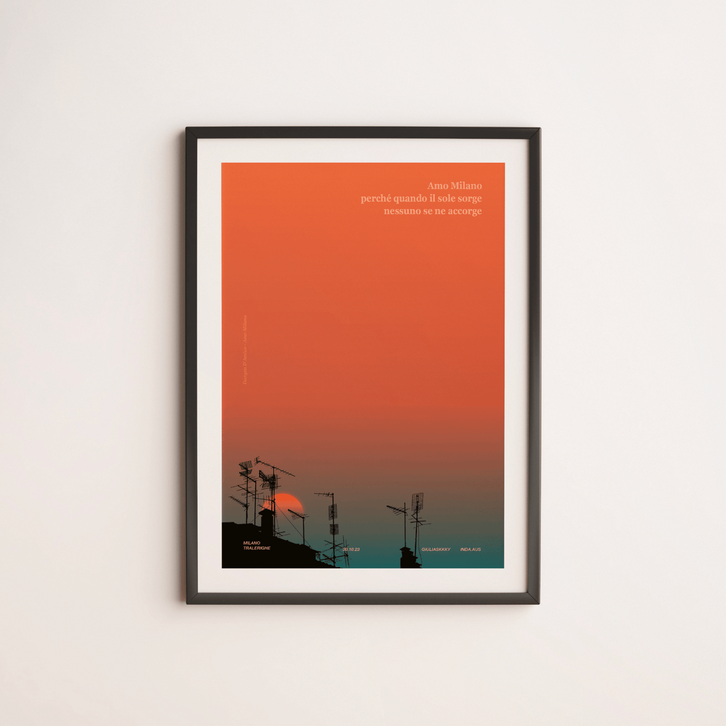 Alba Milano Poster A2 - ErnestoShop Concept Store