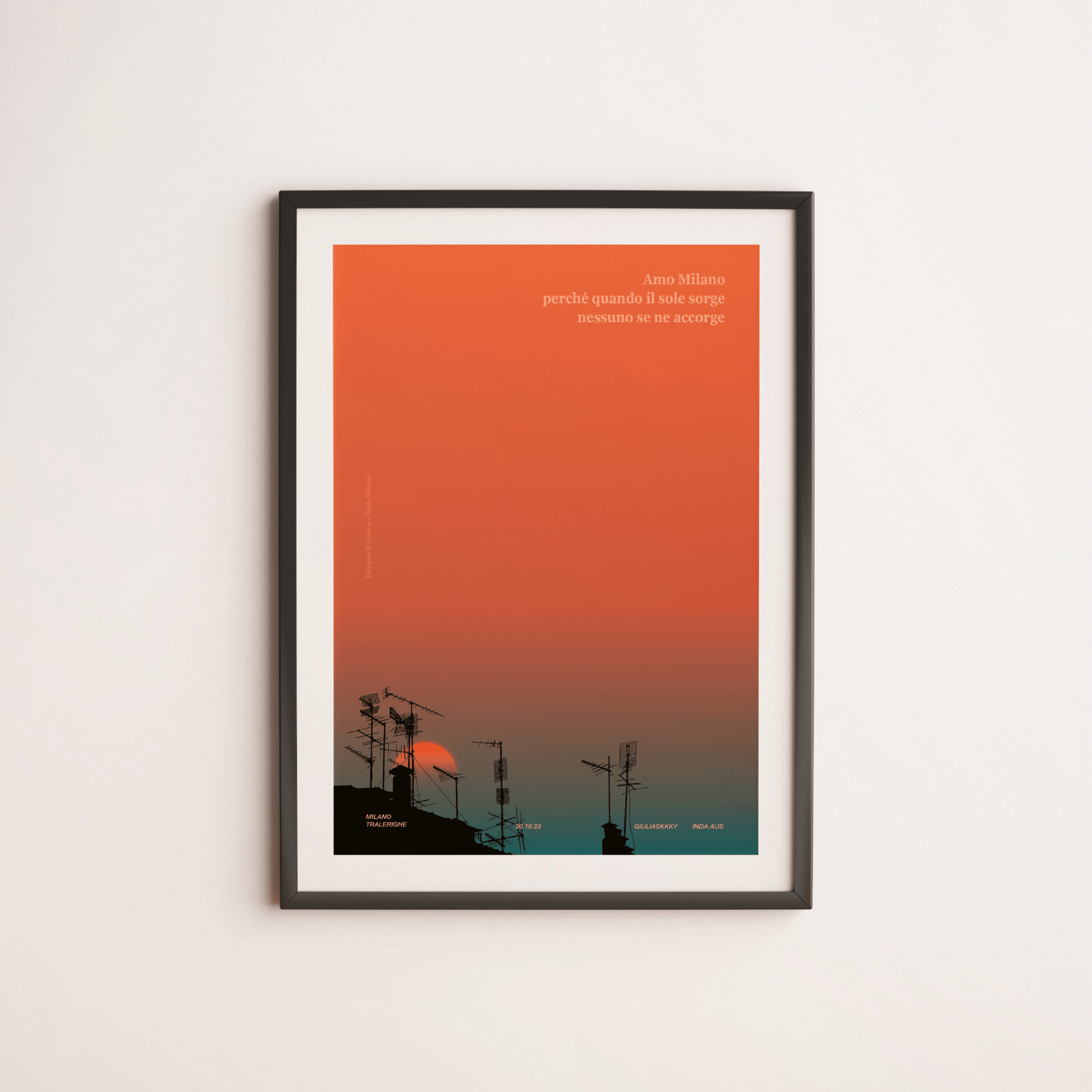 Alba Milano Poster A2 - ErnestoShop Concept Store