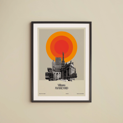 Amarcord Milano Poster A2 - ErnestoShop Concept Store