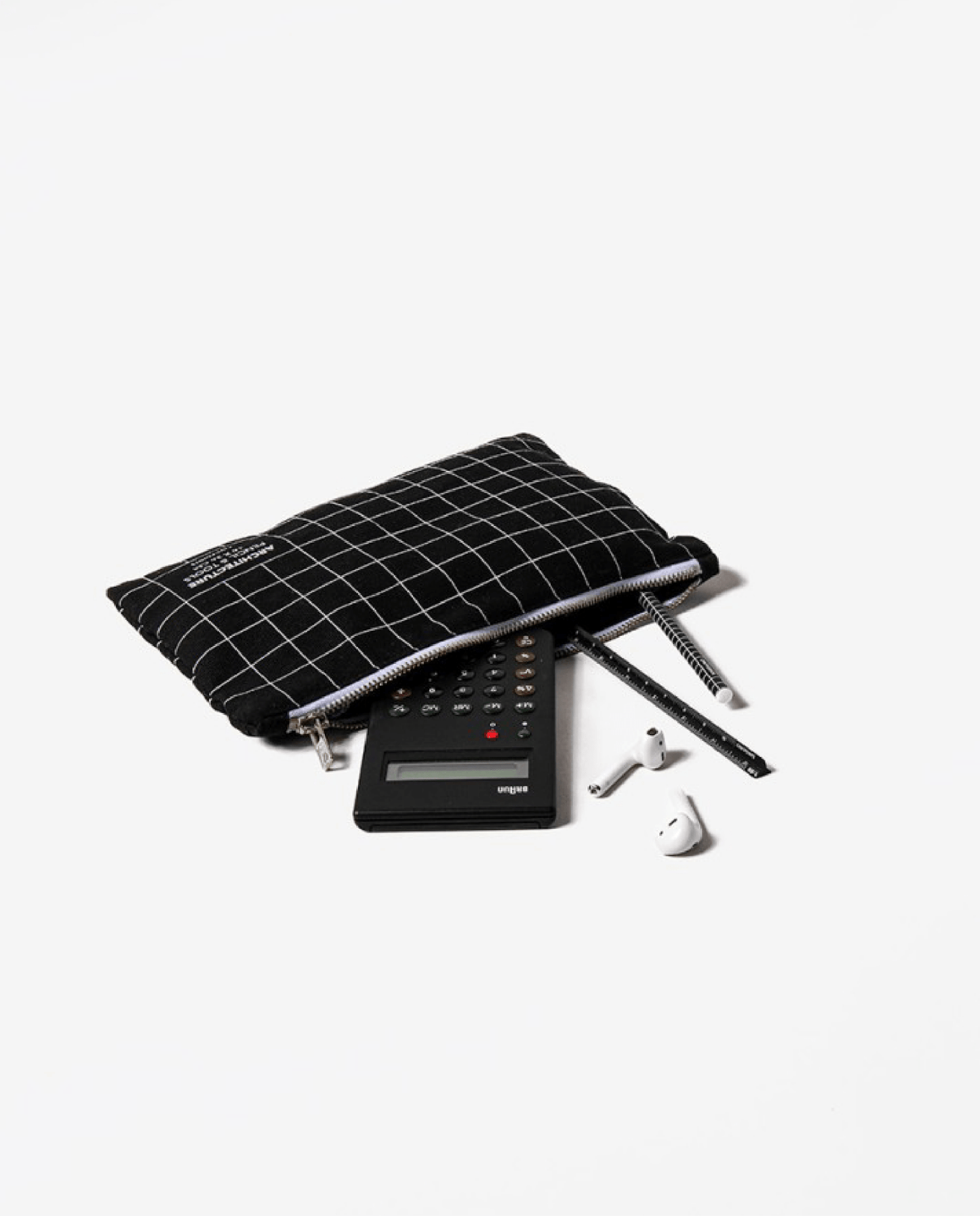 Astuccio nero grid M - ErnestoShop Concept Store