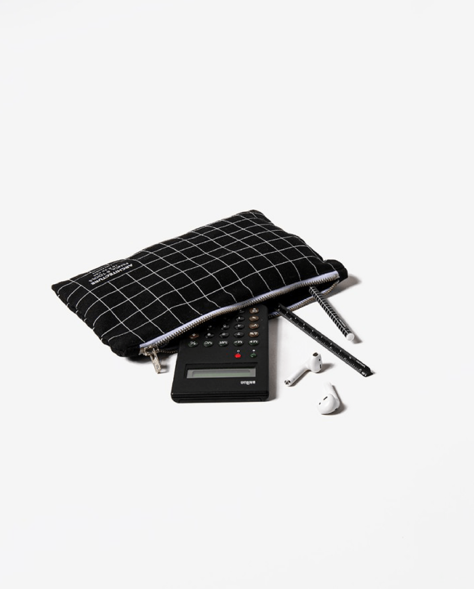 Astuccio nero grid M - ErnestoShop Concept Store
