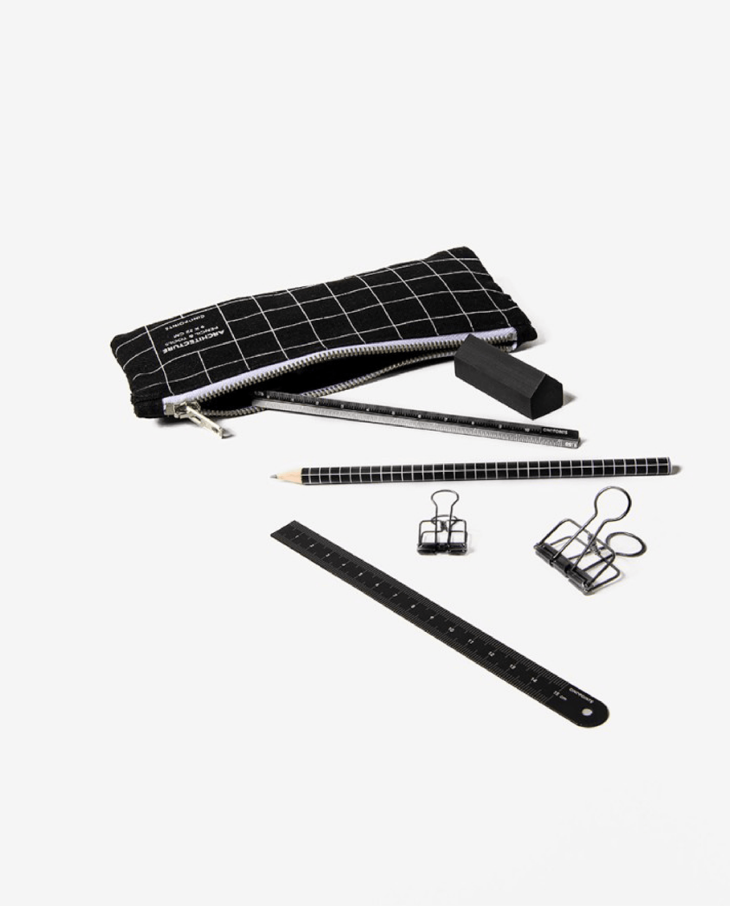 Astuccio nero grid S - ErnestoShop Concept Store