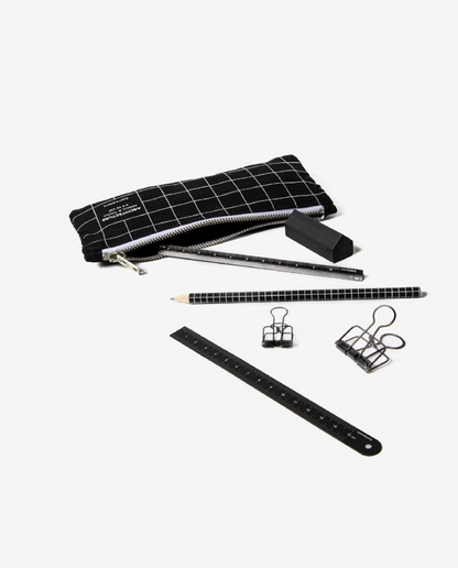 Astuccio nero grid S - ErnestoShop Concept Store
