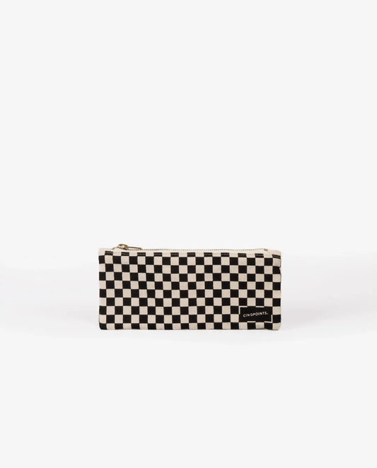 Astuccio nero scacchi S - ErnestoShop Concept Store