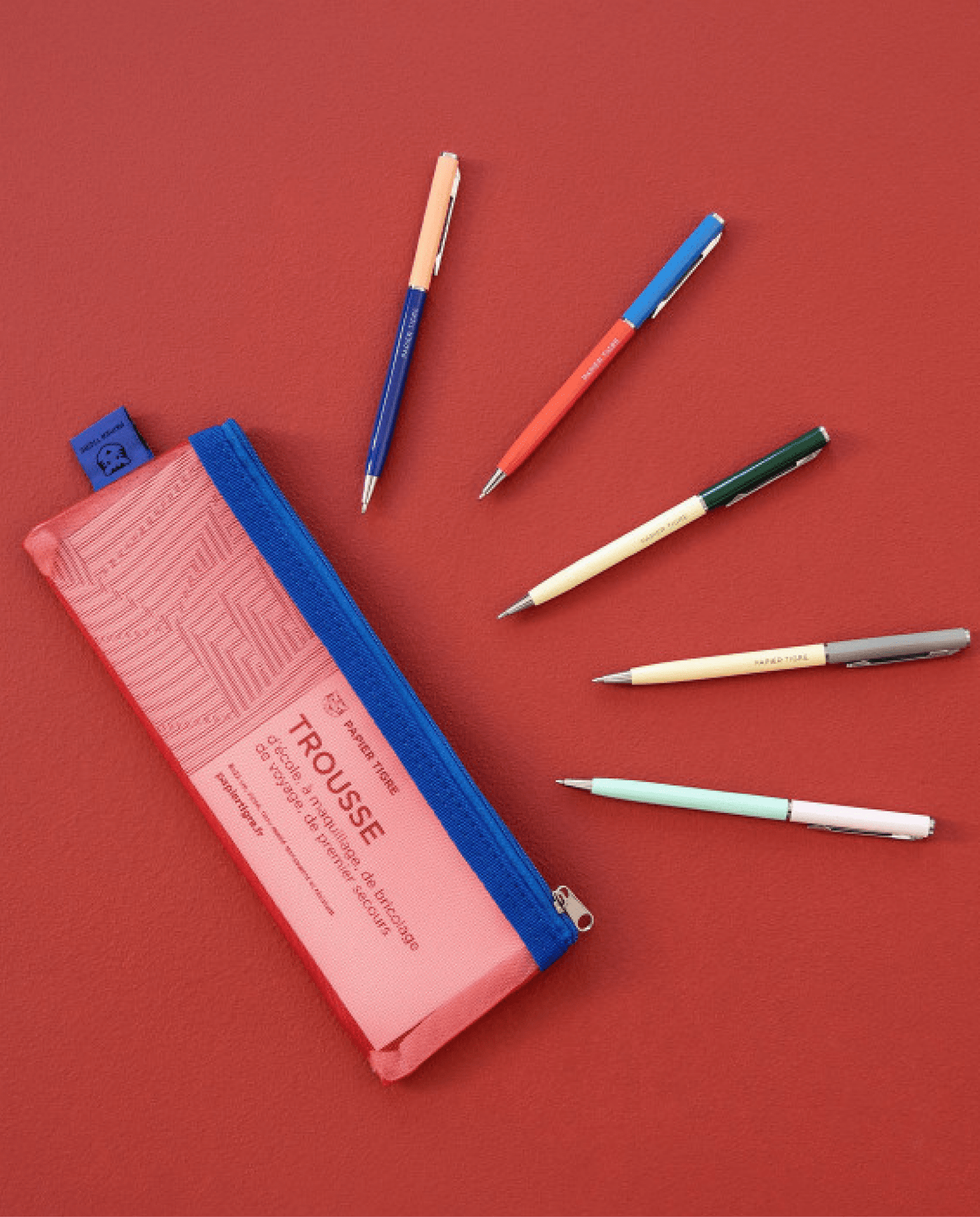 Astuccio Small rosso - blu - ErnestoShop Concept Store