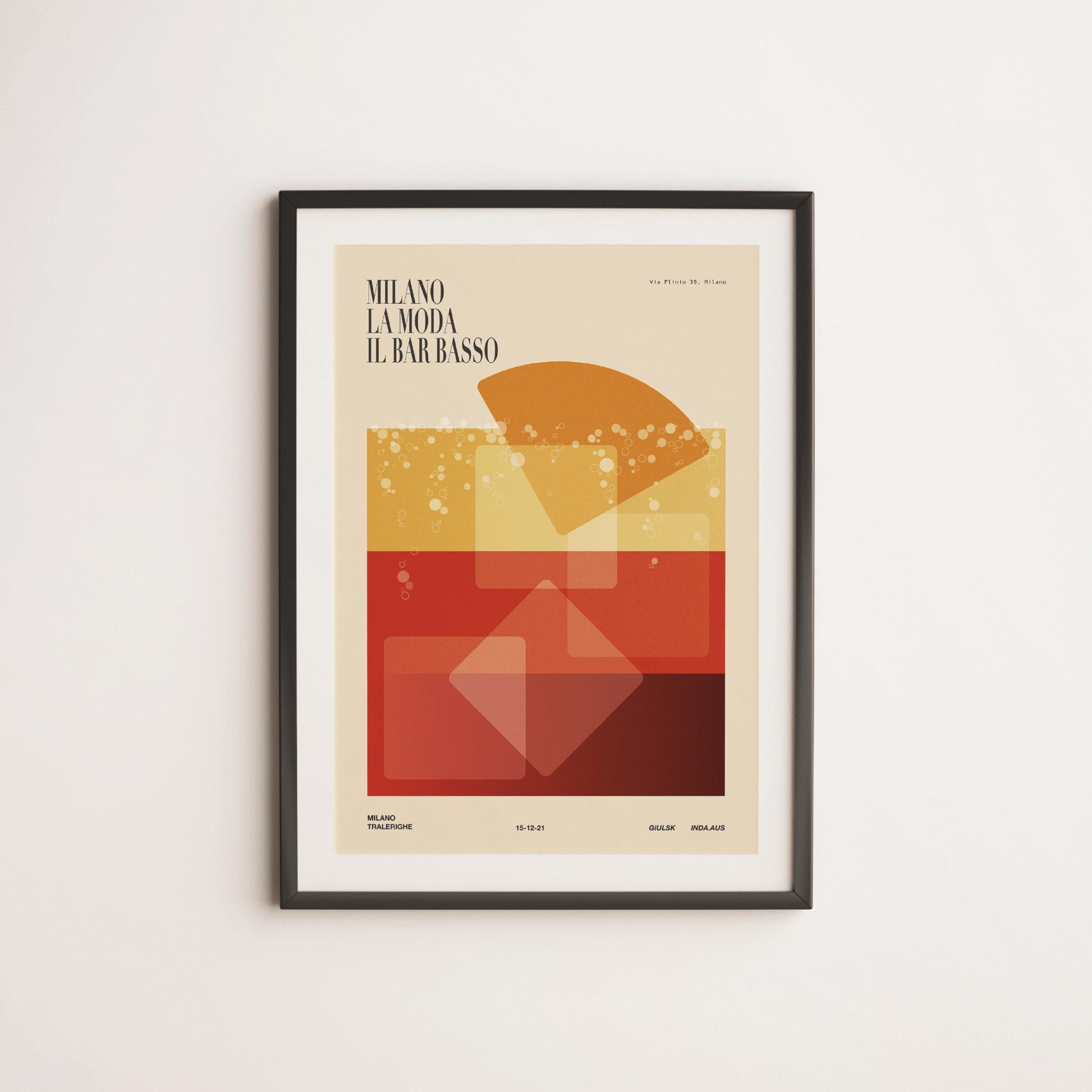 Bar Basso Poster A2 - ErnestoShop Concept Store