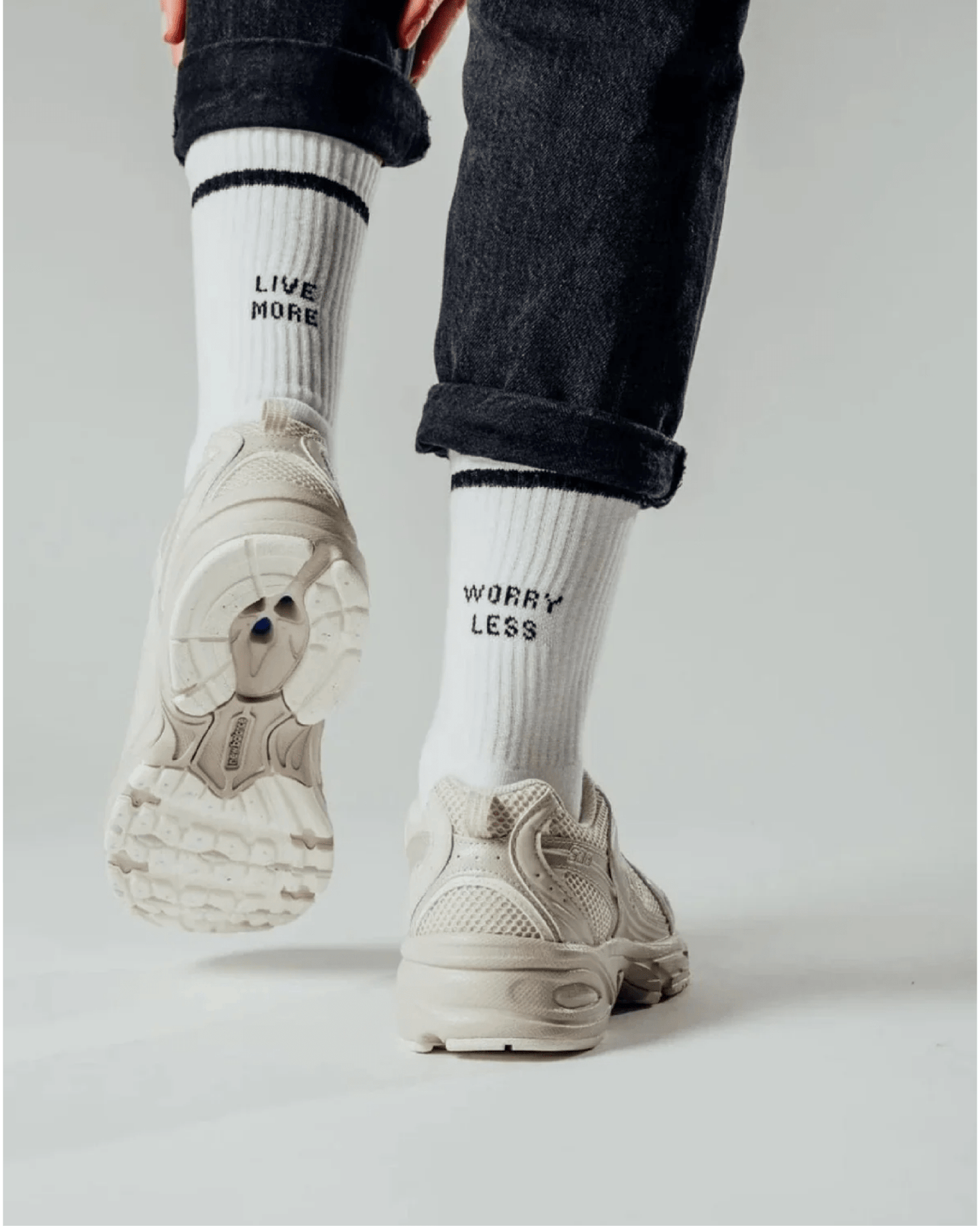 Calzini Live More Worry Less - ErnestoShop Concept Store