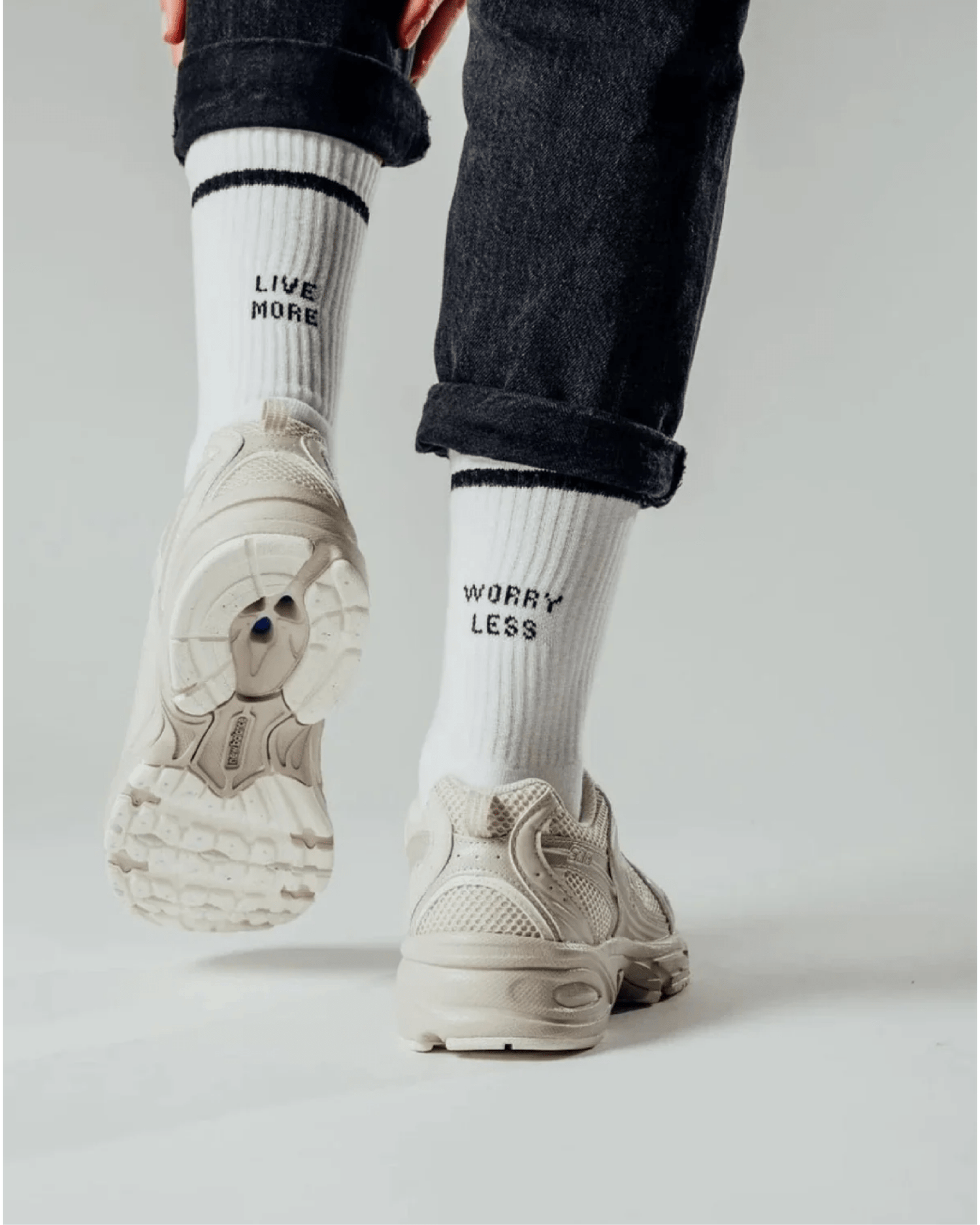 Calzini Live More Worry Less - ErnestoShop Concept Store