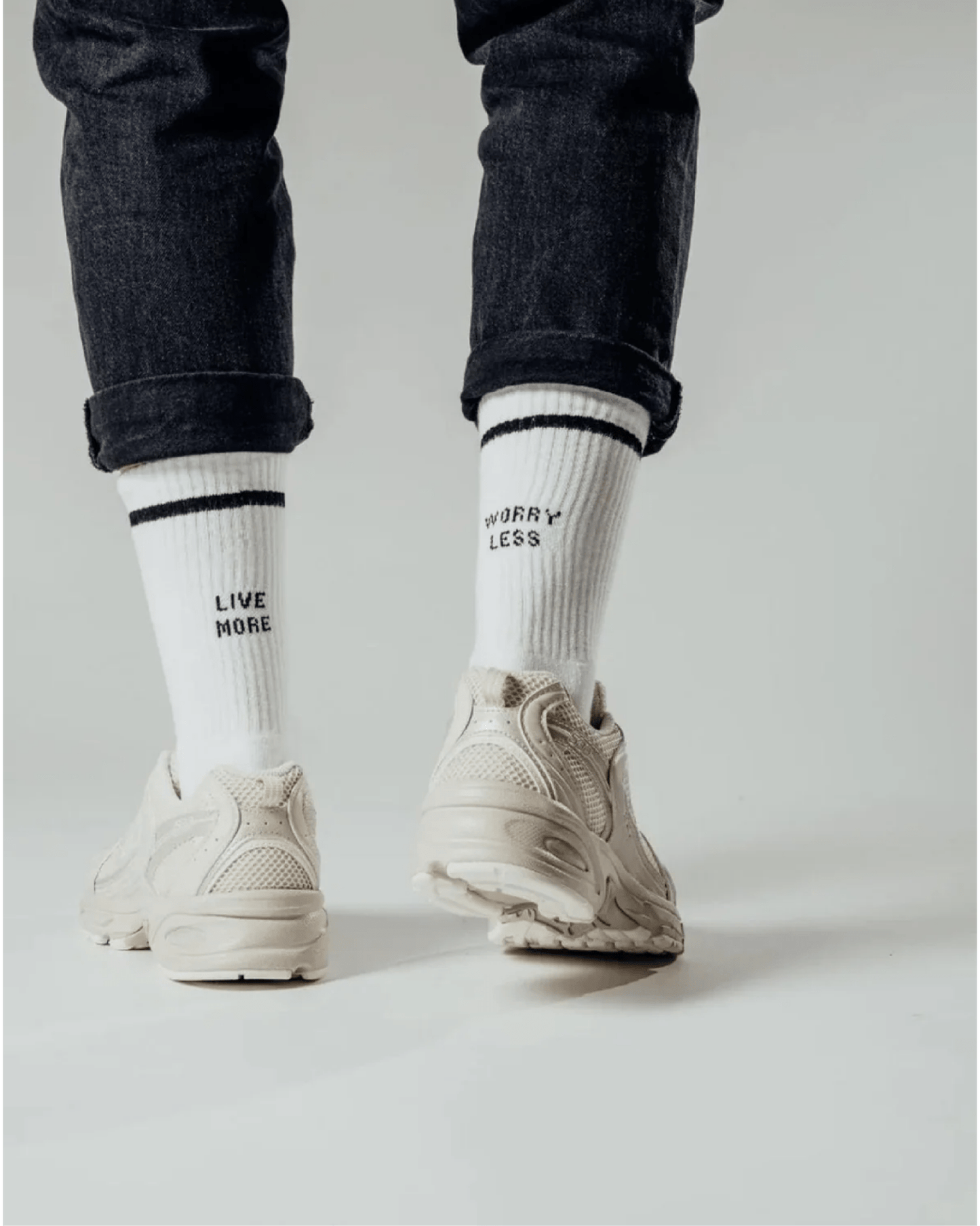 Calzini Live More Worry Less - ErnestoShop Concept Store