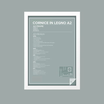 Cornice A2 in legno 42x59,4cm - ErnestoShop Concept Store