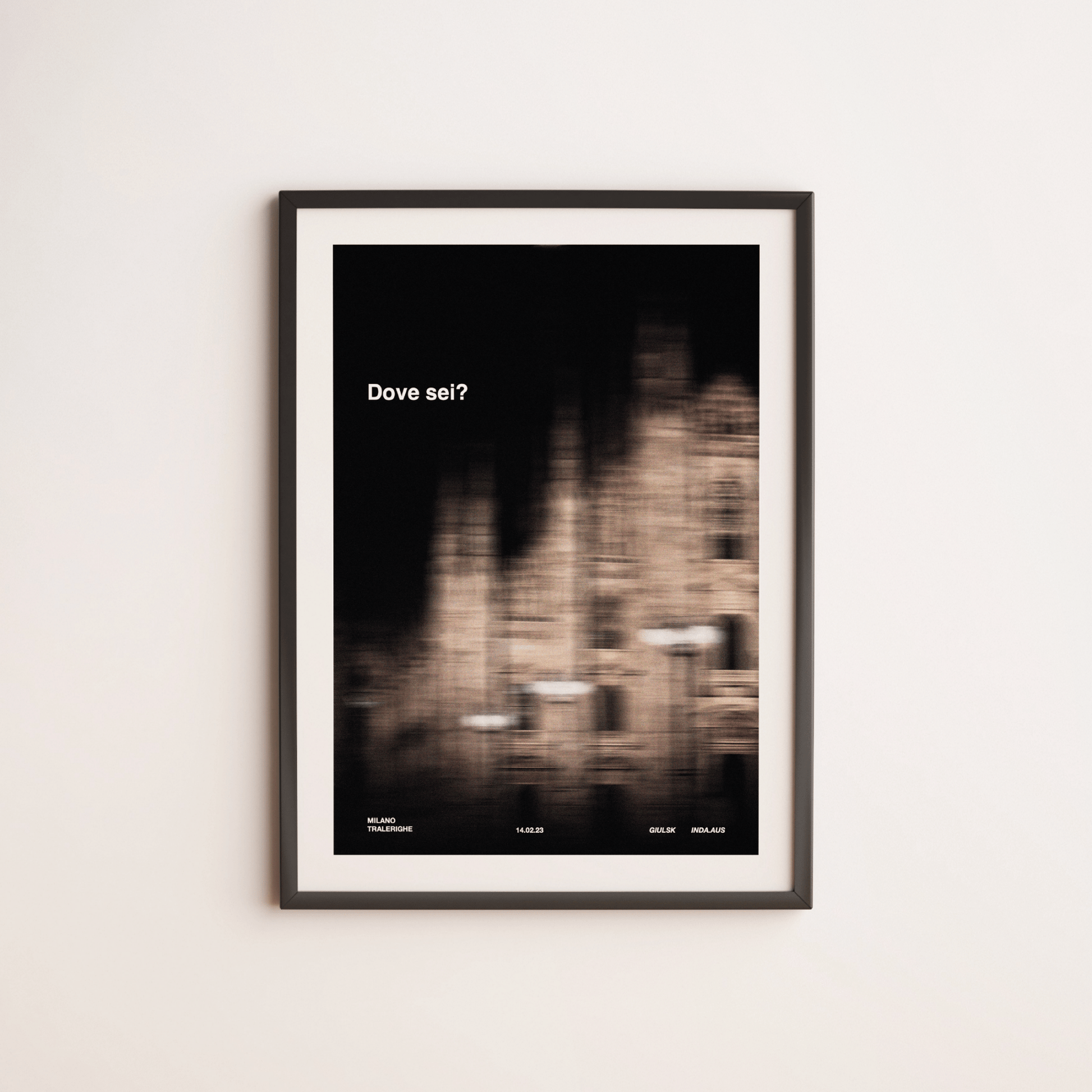 Dove sei Poster A2 - ErnestoShop Concept Store
