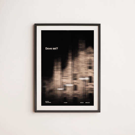 Dove sei Poster A2 - ErnestoShop Concept Store