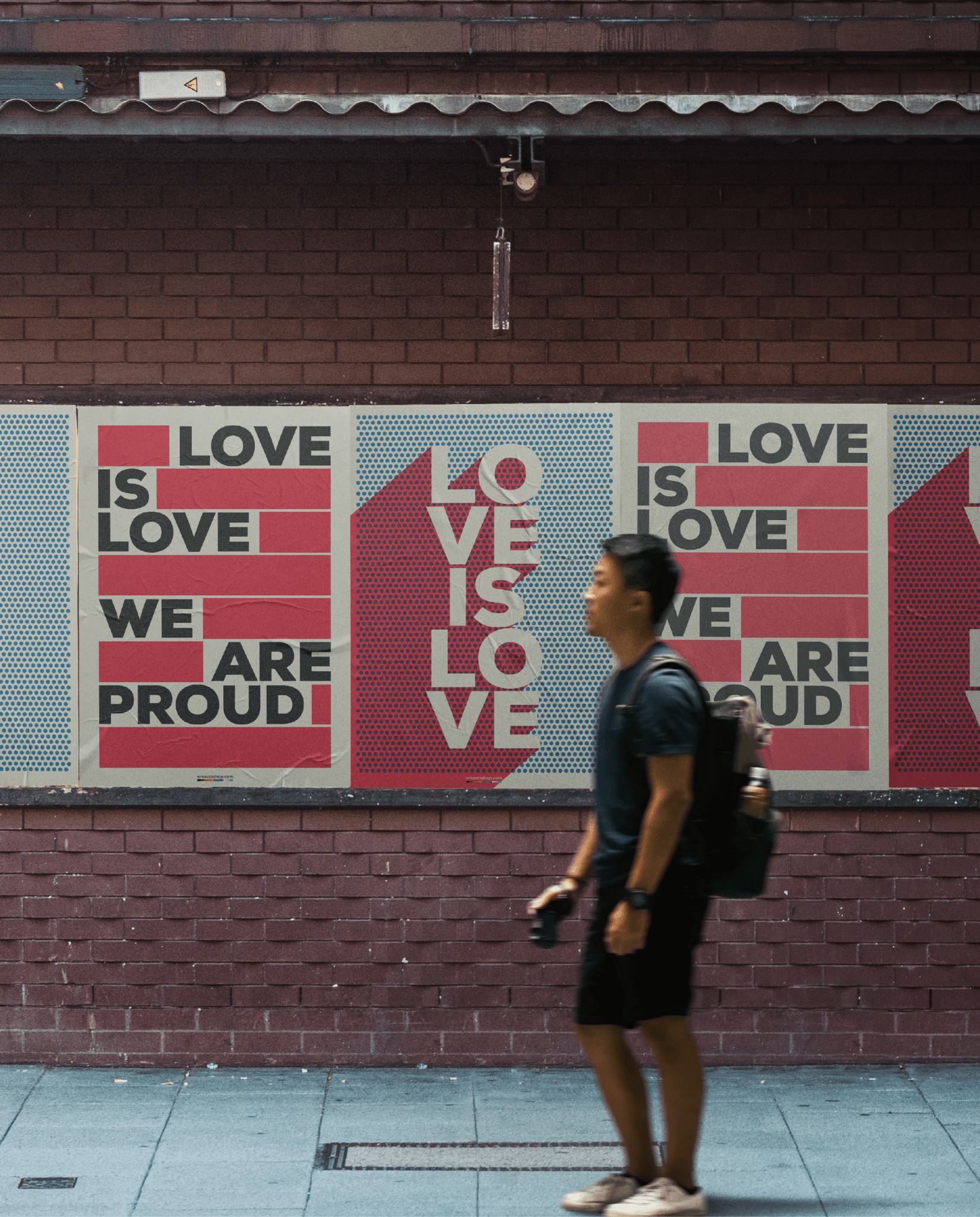 Love Is Love Poster A2 - ErnestoShop Concept Store