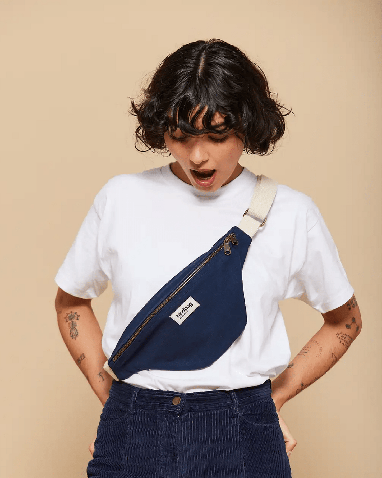 Marsupio Banana Blu Navy - ErnestoShop Concept Store