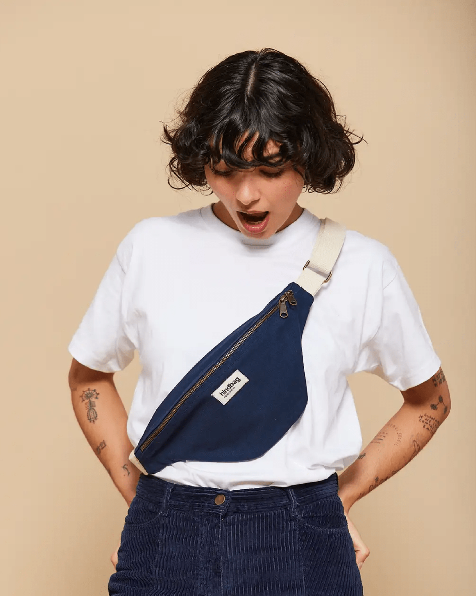 Marsupio Banana Blu Navy - ErnestoShop Concept Store