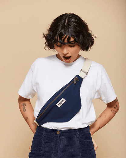 Marsupio Banana Blu Navy - ErnestoShop Concept Store