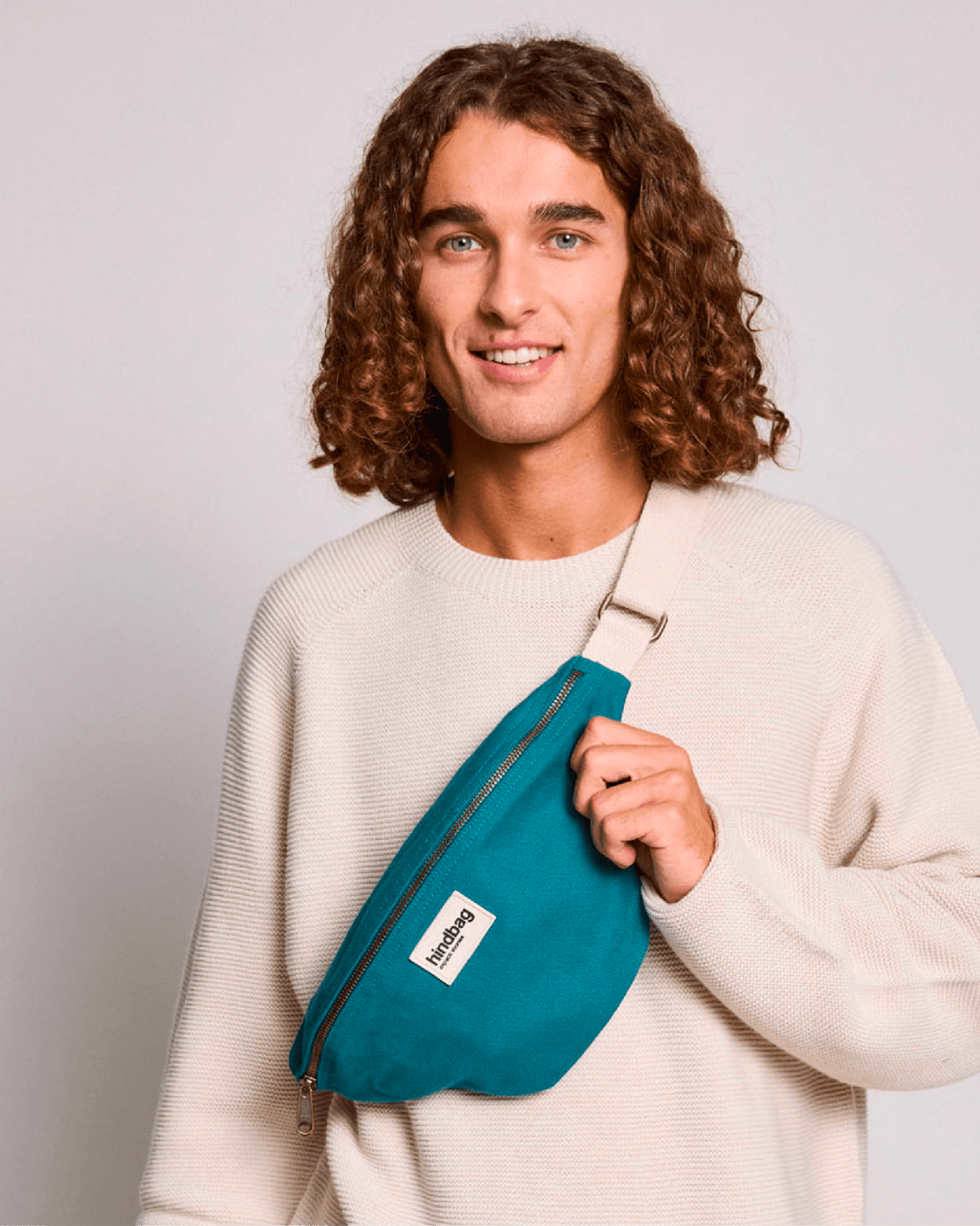 Marsupio Banana Blu Pavone - ErnestoShop Concept Store