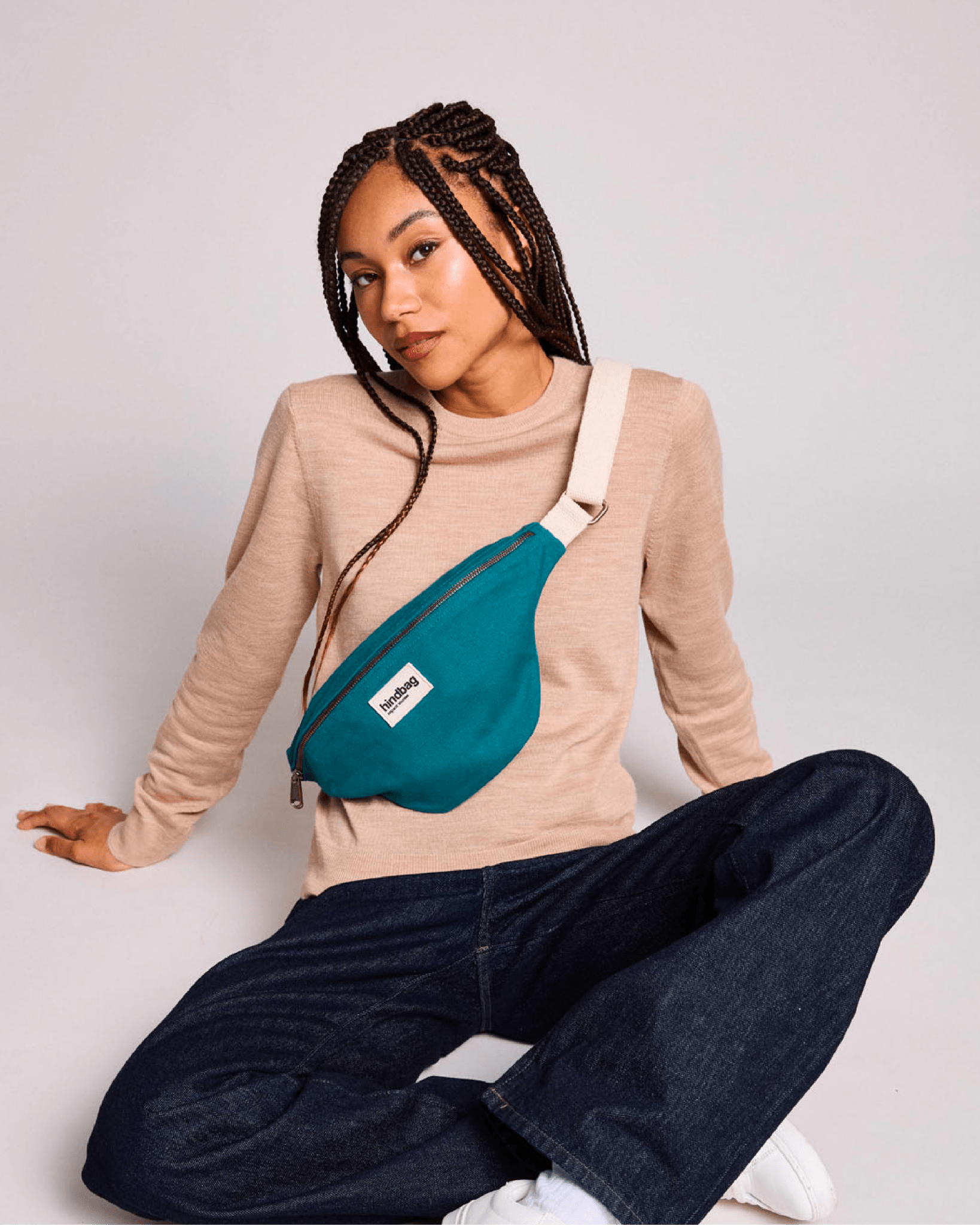 Marsupio Banana Blu Pavone - ErnestoShop Concept Store