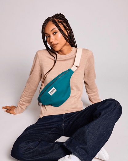 Marsupio Banana Blu Pavone - ErnestoShop Concept Store