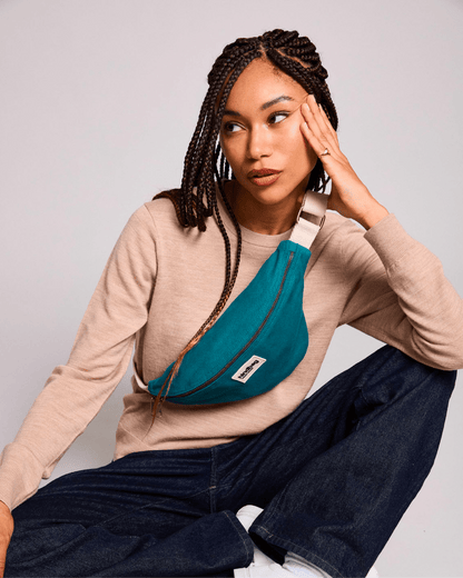 Marsupio Banana Blu Pavone - ErnestoShop Concept Store