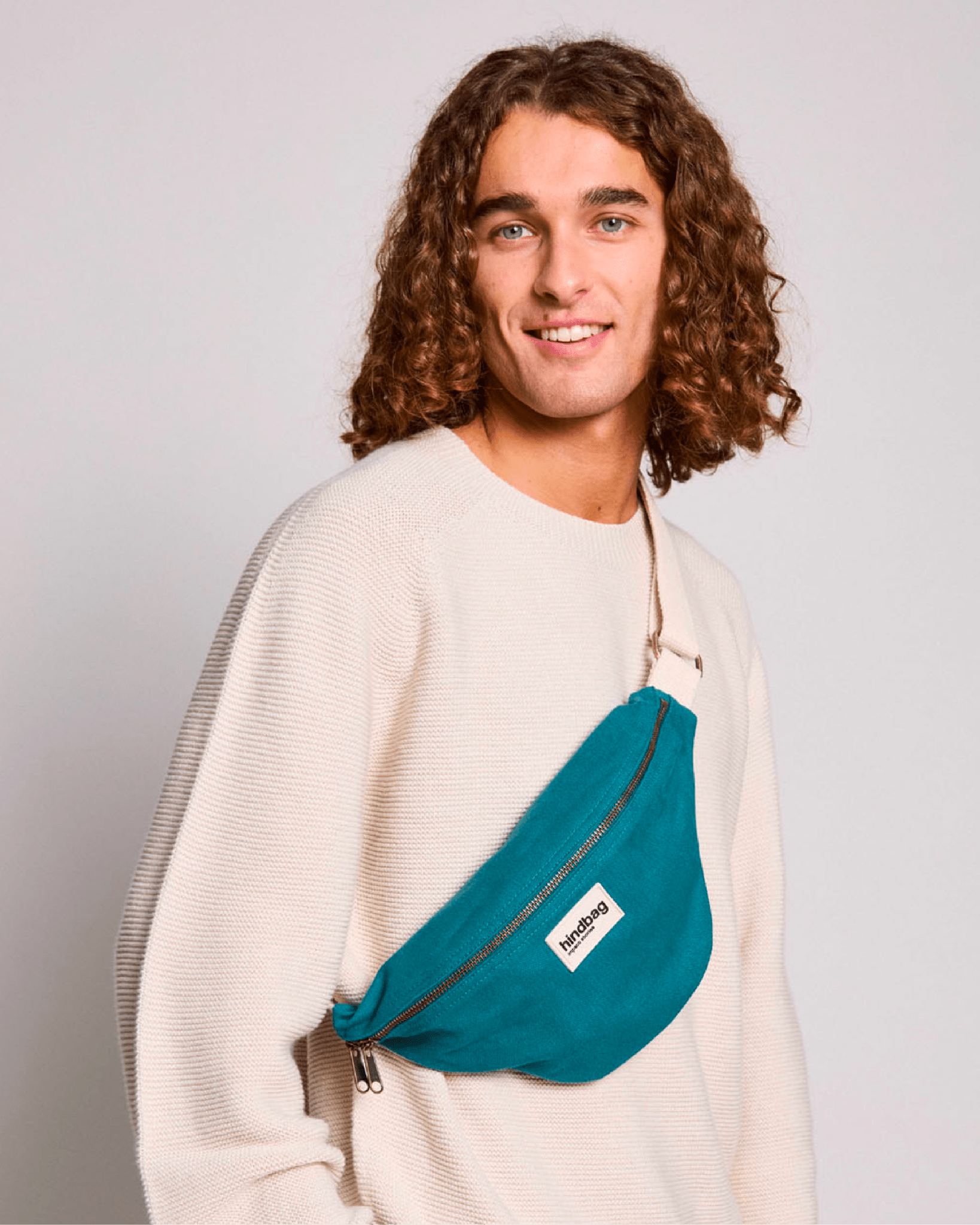 Marsupio Banana Blu Pavone - ErnestoShop Concept Store